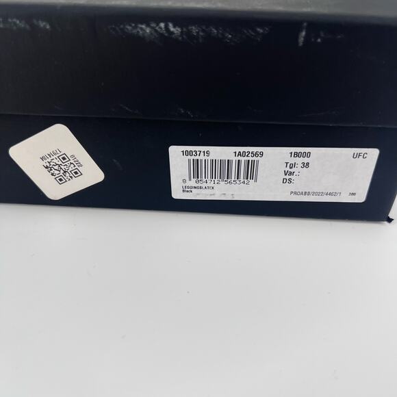 Versace Lattice High Waist Latex Leggings Sz 38/ US 2/ XS - Picture 9 of 11